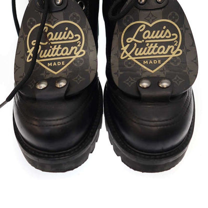 Louis Vuitton X Nigo Louis Vuitton Nigo Oberkampf Line Ankle Leather Boots