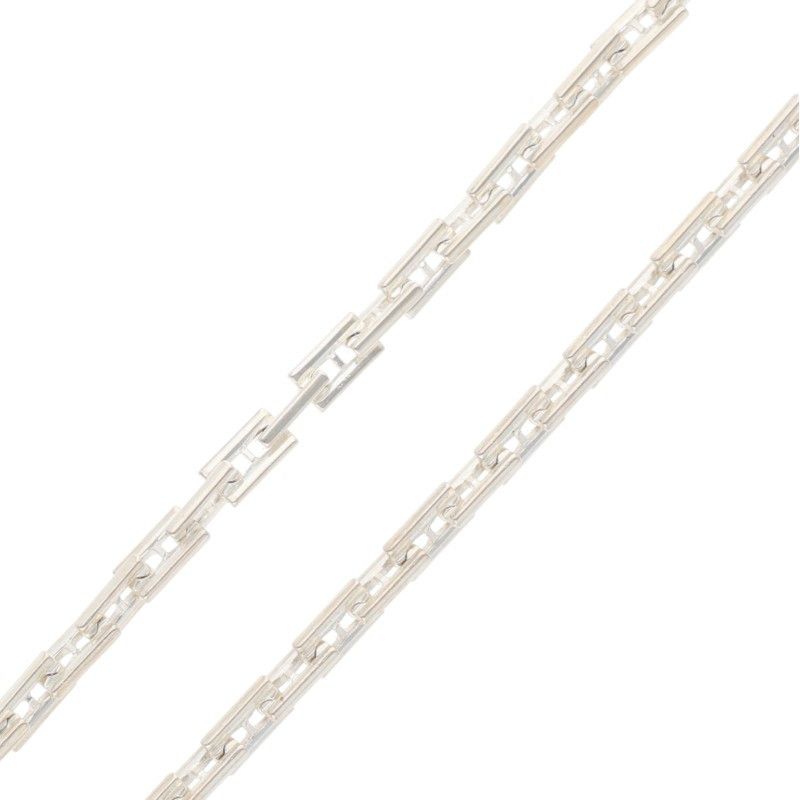 Hermes Hera Cles Silver Necklace Men's 42cm (16.54in)