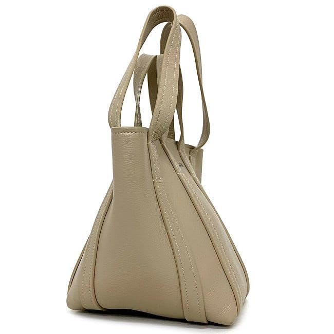 Balenciaga 2-Way Bag Tote XS Beige Silver Everyday