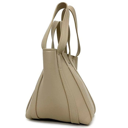Balenciaga 2-Way Bag Tote XS Beige Silver Everyday