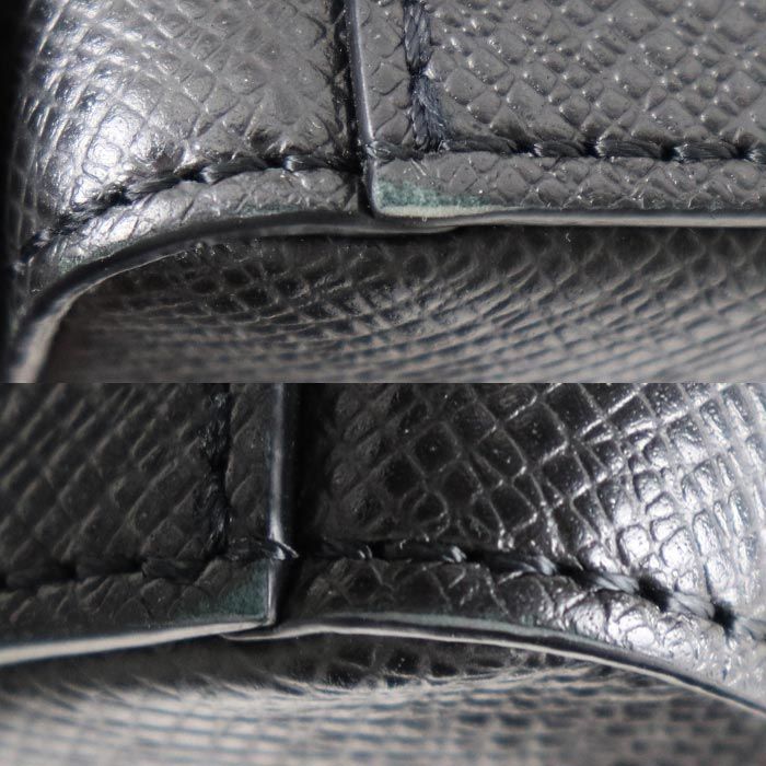 Louis Vuitton New Flap Messenger Shoulder Bag Taiga Black M30807 IC Men's