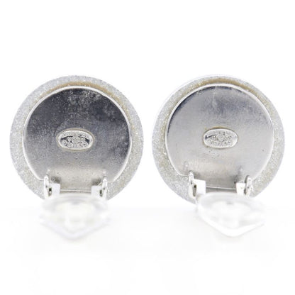 Chanel Coco Mark Plastic Silver 00A Ladies 5.8g Earring