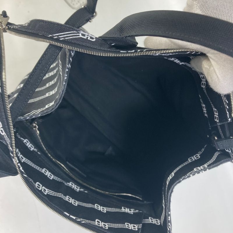 Balenciaga Handbag Trade S 620884 Canvas Black