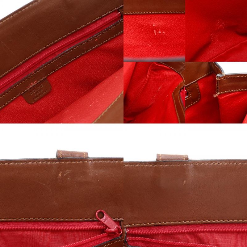 Celine Vintage Calf Brown Women's Tote Bag