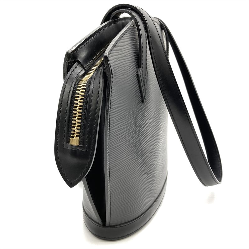 Louis Vuitton Saint Jacques Noir Black Tote Bag Epi M52262 Black Gold Hardware