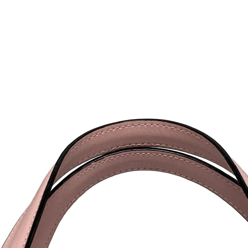 Loewe Tote Bag T Shopper Bag/repeat Light Pink Leather