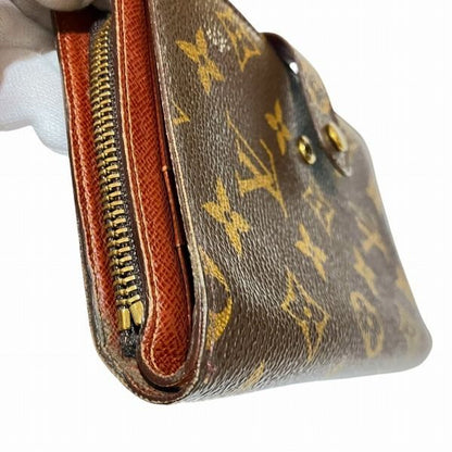 Louis Vuitton Monogram Porte Papier Zip M61207 Bifold Wallet Unisex