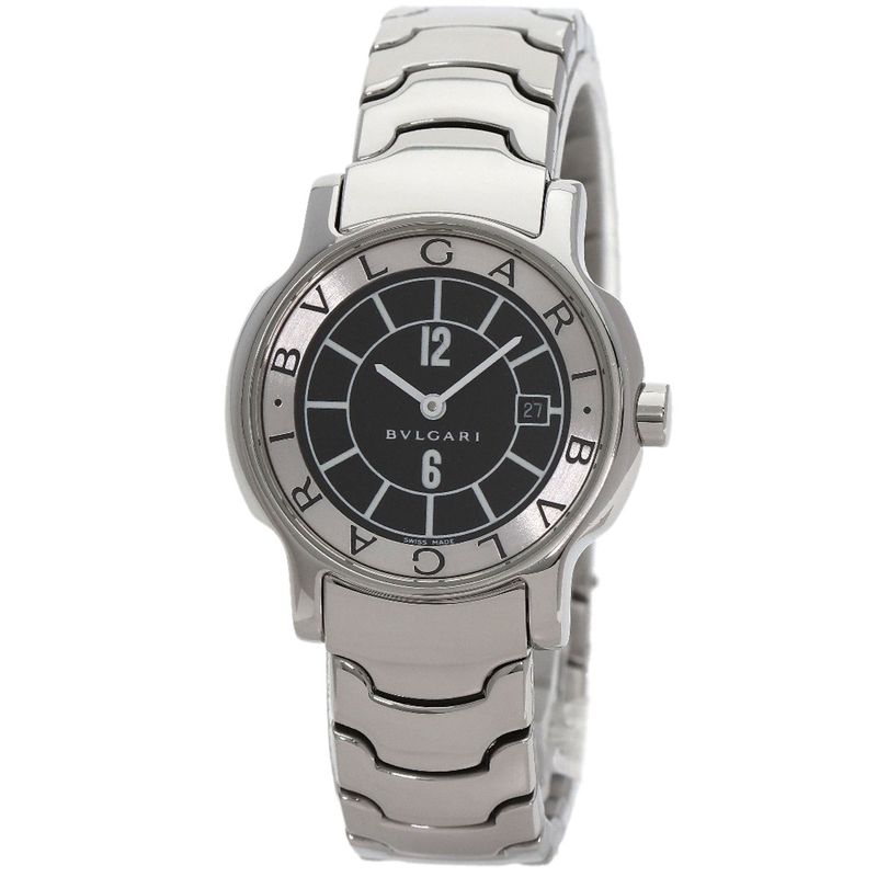 Bvlgari Bulgari St29s Solo Tempo Watch SS Ladies