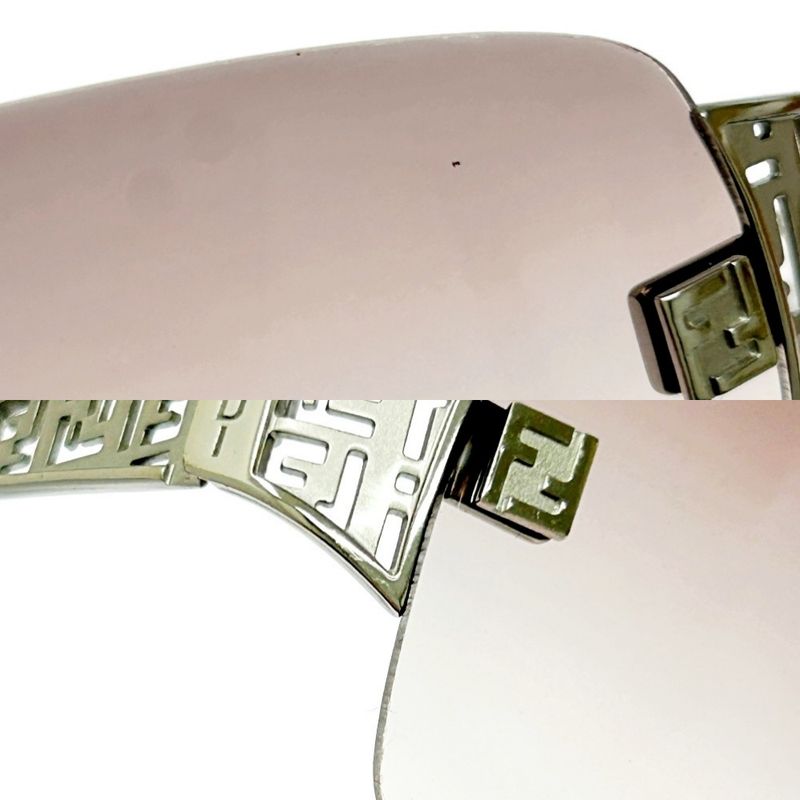 Fendi Fs364af 6215 028 125 Sunglass Es Black Silver 306243 Sunglass Es