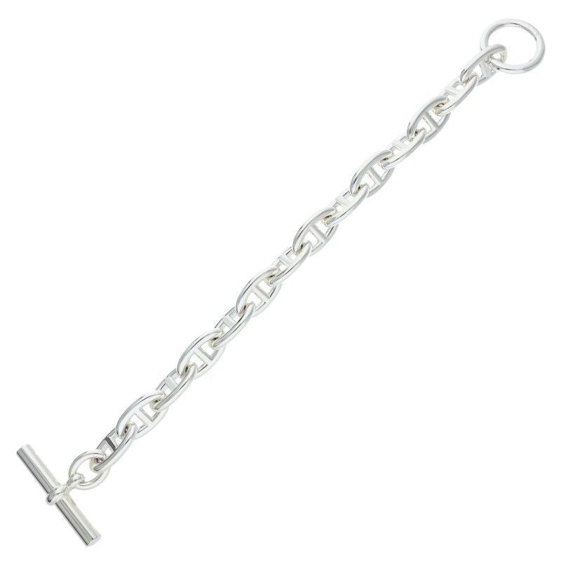 Hermes Chaine D'ancre GM Chaine D'ancre GM Silver Bracelet Men's 14link