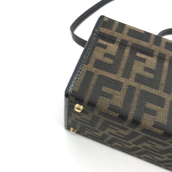 Fendi Zucca Dial Vanity 2-Way Bag