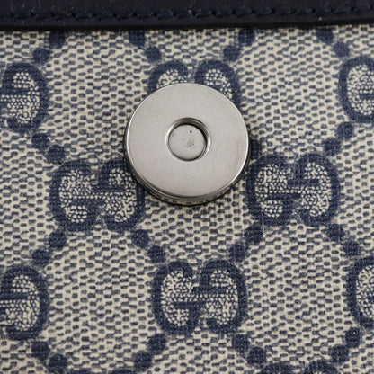 Gucci Ophidia Mini 795221 GG Supreme Canvas Gray/navy Blue Ladies Backpack/daypa