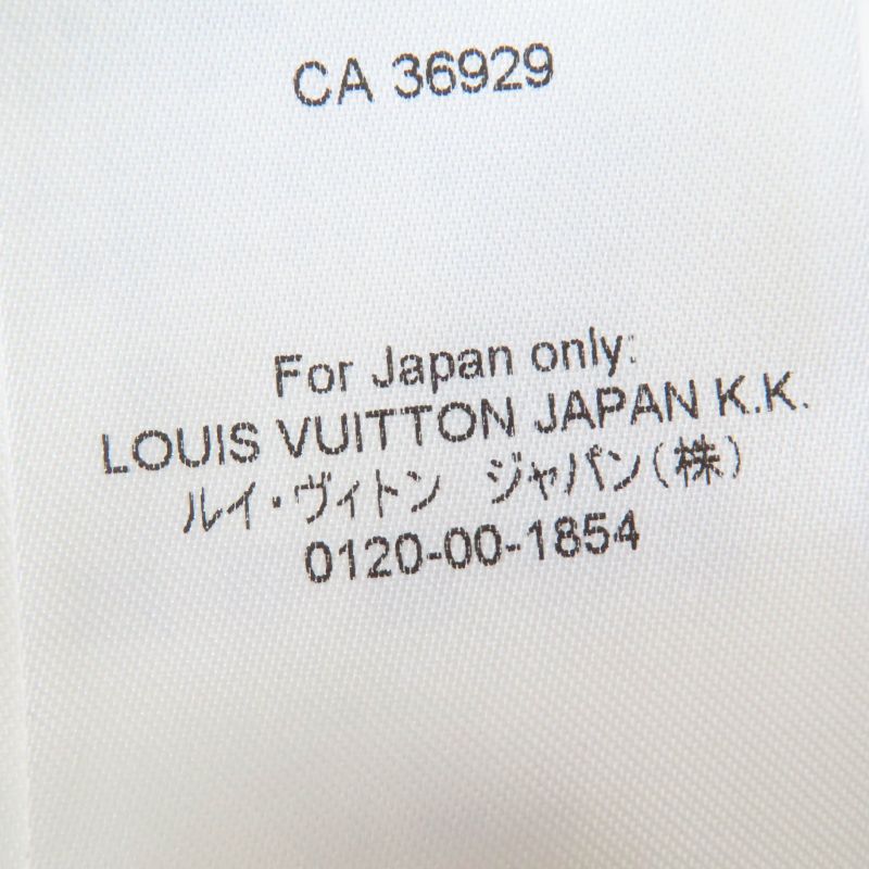 Louis Vuitton 24AW 100% Cotton LV Logo Sleeve Ruffle Top White L Made In Italy