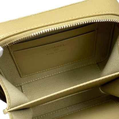 Chanel Shoulder Bag Mini Camera Bag Ap2426 Matelasse Caviar Skin Coco Mark