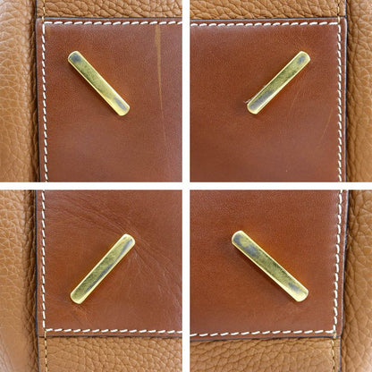 Loewe Hammock Small Handbag Shoulder - 2WAY Leather Brown Gold