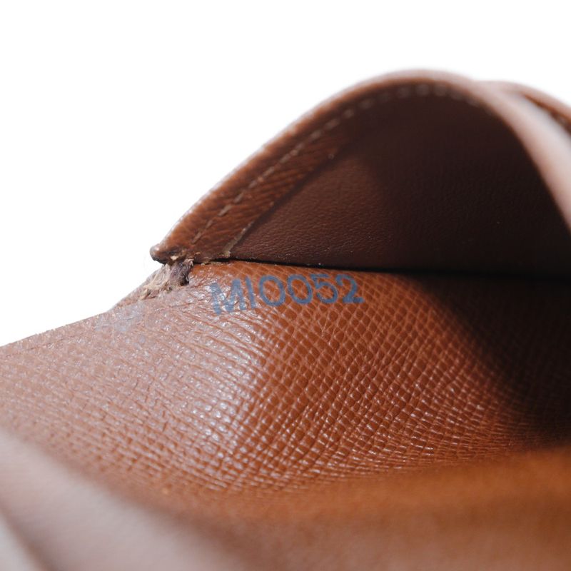 Louis Vuitton Porte Monet Vieux Viennois Clasp M61663 Monogram Canvas Brown