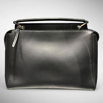 Fendi Dotcom Flower 2wayleather Bag Women Black -