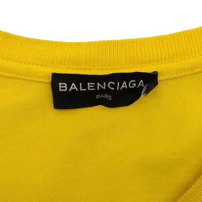 Balenciaga Logo T-shirt Top Men's Yellow XS 508167 XS