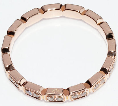 Chanel Ring 18K Pink Gold Diamond 30P Premiere Promes Ring Full Diamond J4134