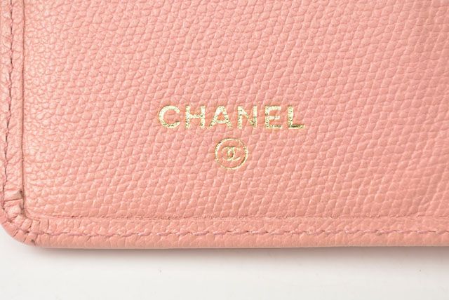 Chanel Wallet Chanel Long Wallet Coco Mark Button Motif Leather Rose 230937-ch