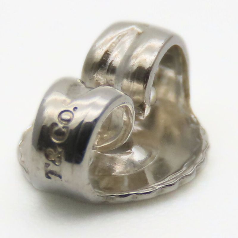 Tiffany & Co Earrings Open Heart 925 Silver Approx 2.2g Silver Elsa Peretti