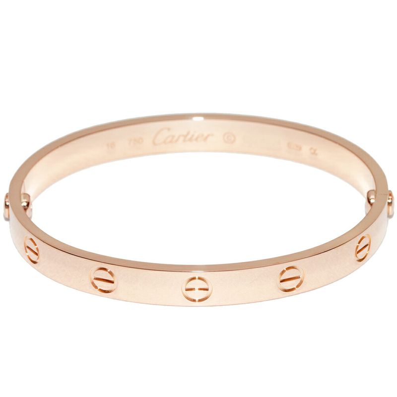 Cartier Bracelet Bangle 18K Pink Gold Love Bracelet