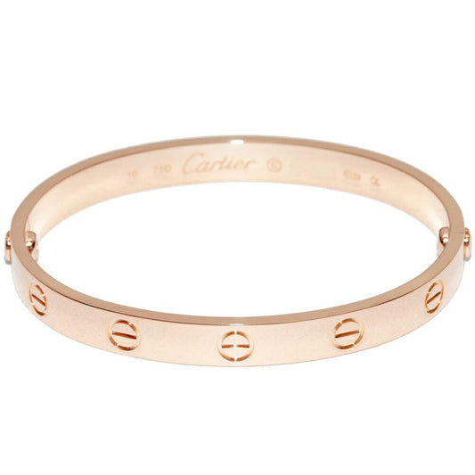 Cartier Bracelet Bangle 18K Pink Gold Love Bracelet