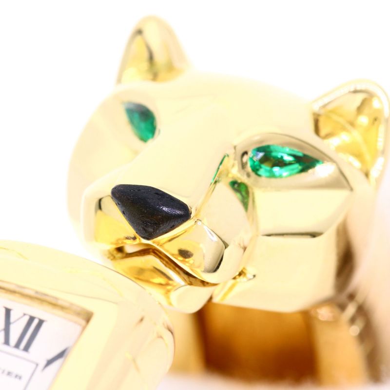 Cartier Panthère Lacarda Bangle Watch 18K Yellow Gold Ladies