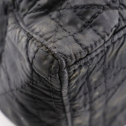 [dior] Christian Dior Lady Dior Canage 2WAY Shoulder Nylon Black Ladies Handbag