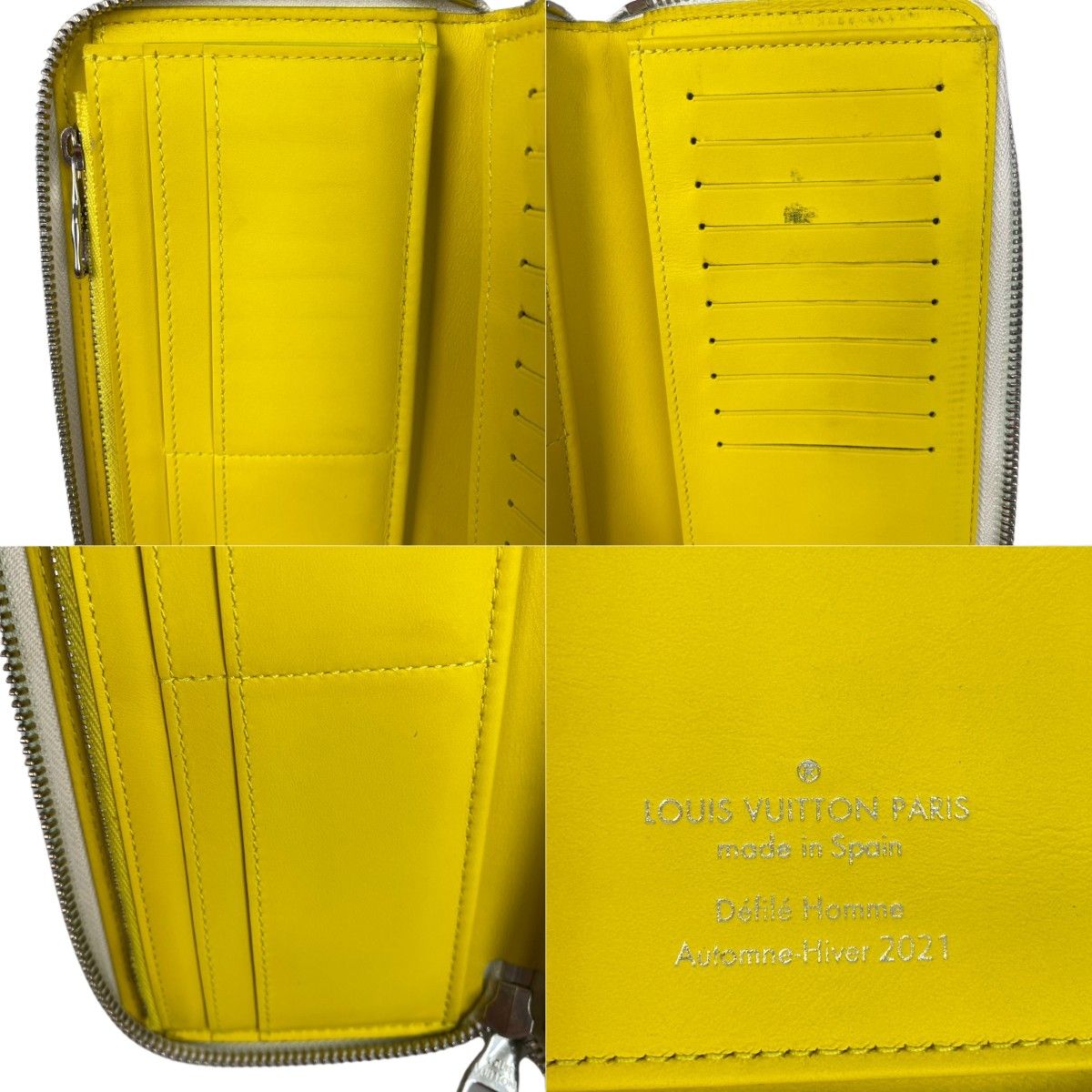 Louis Vuitton Zippy Wallet Vertical Everyday LV Rfid Confirmed Long Wallet