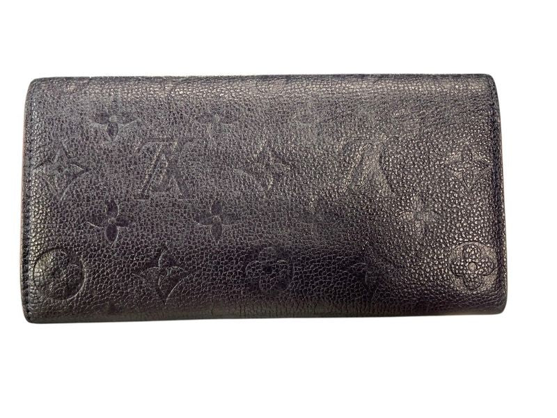 2570 Louis Vuitton Bifold Wallet Portefeuille Emily M69417 Monogram Empreinte