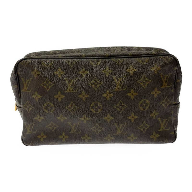 Louis Vuitton M47522 Monogram PVC Trousse Toilette 28 Brown 314846 Second Bag
