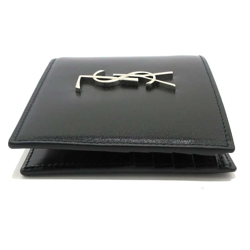 Saint Laurent Paris Wallet - 453276 Black Leather