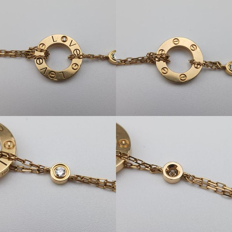 Cartier Love Circle Diamond Gold Au750 B6038300 Dyf404