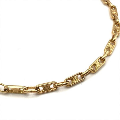 Celine Macadam Triomphe Link Necklace Choker Gold
