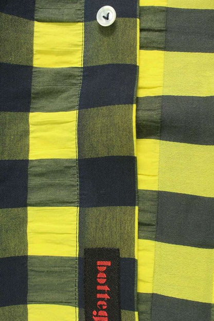 Bottega Veneta 821368 V4yr1 Wave Gingham Check Long Sleeve Shirt Men 50