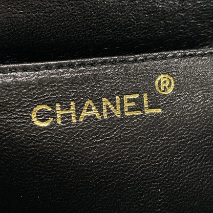 Chanel Vanity Bag Matelasse Black And Brown Plastic Chain/tortoiseshell Lambskin