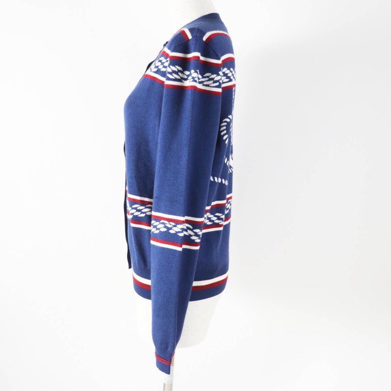 Hermes 23SS 3e2715d4 Cashmere Silk Canoe Chain Anchor With Serie Button