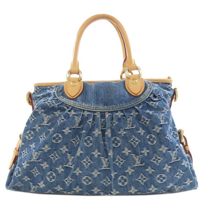 Louis Vuitton M95349 Neo-kavi MM Handbag Denim Women