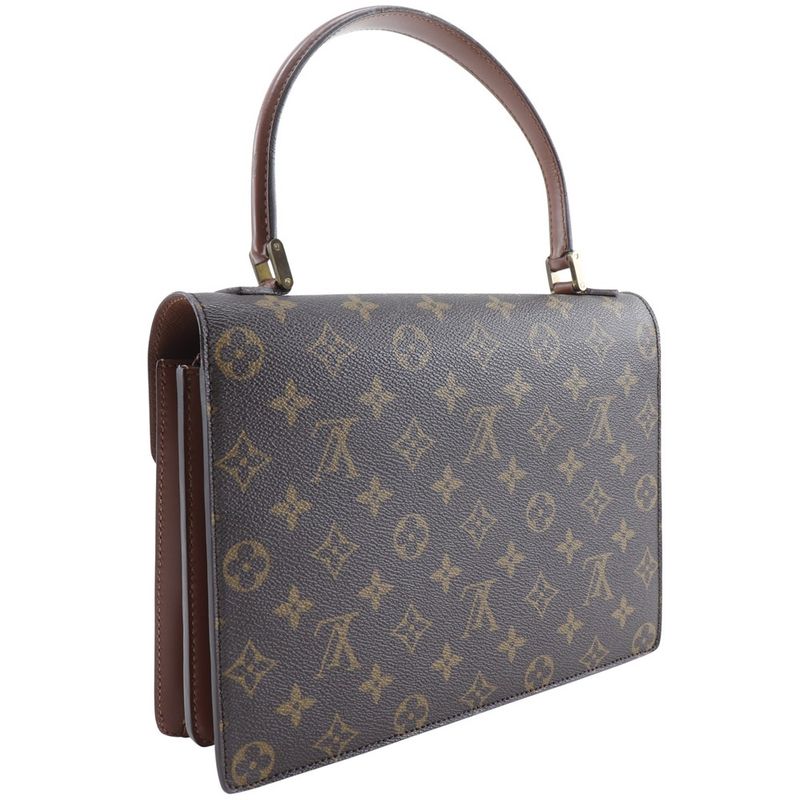 Louis Vuitton Concorde M51190 Monogram Canvas Brown Mi8901 Ladies Handbag