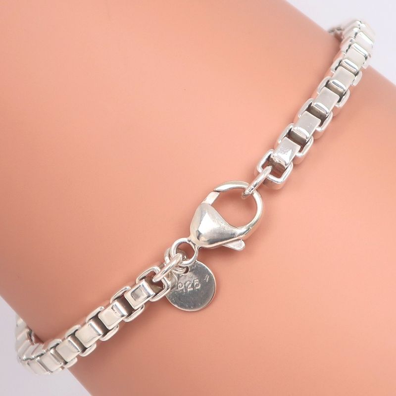 Tiffany & Co Venetian 925 Silver Unisex 15.9g Bracelet