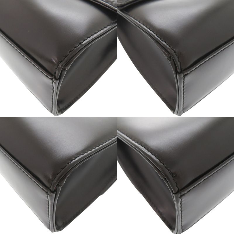 Louis Vuitton Athene Opera M63902 Leather Black Handbag Black LV 1919 Louis