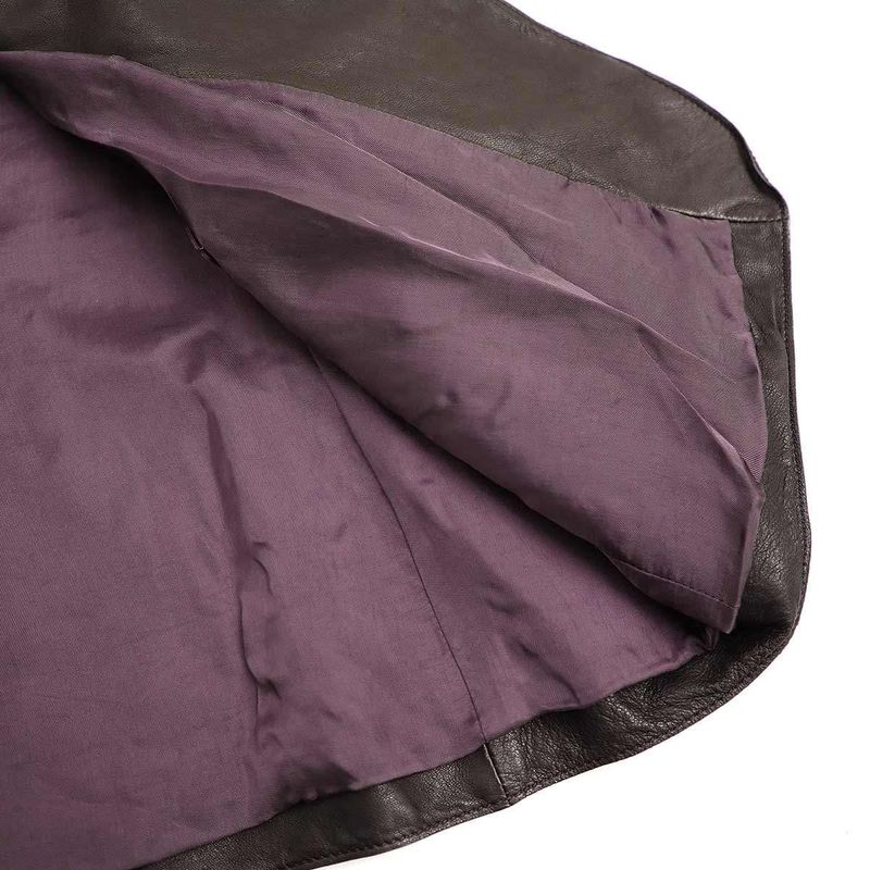 Bottega Veneta Leather Tailored Jacket 221384 Vn310 Purple 44