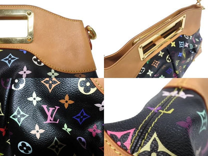 Louis Vuitton Shoulder Bag Judy MM Noir Takashi Murakami Monogram Multicolor — view 6