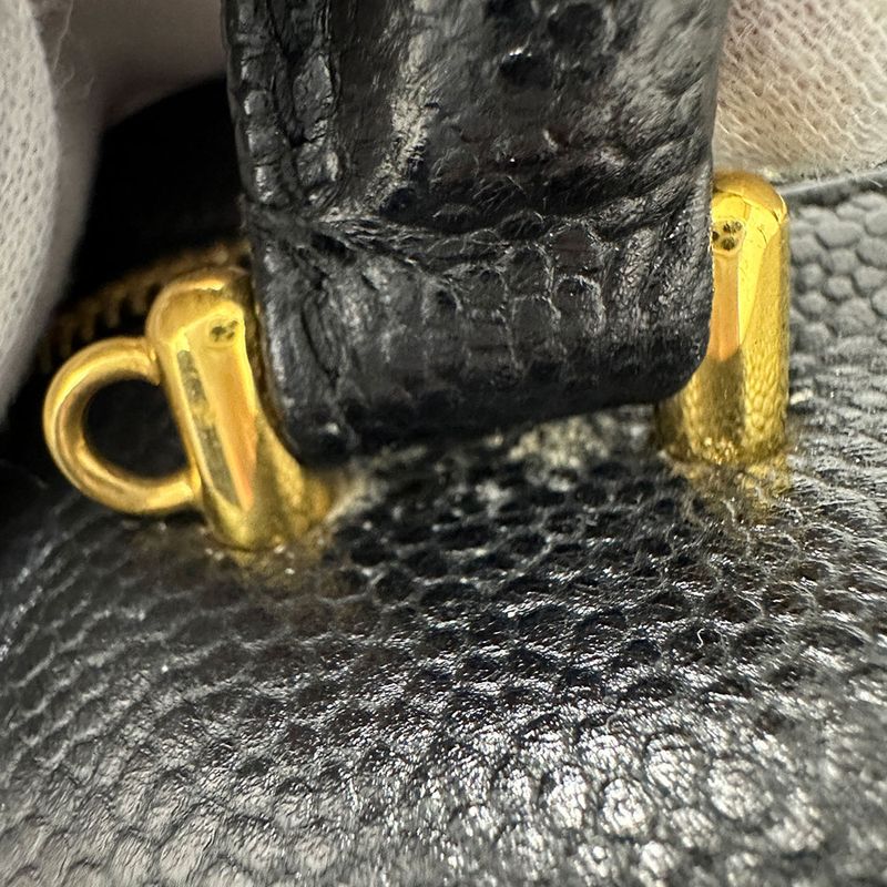 Chanel Bag Women's Branded Handbag Matelasse Leather Black Gold Hardware Vanity