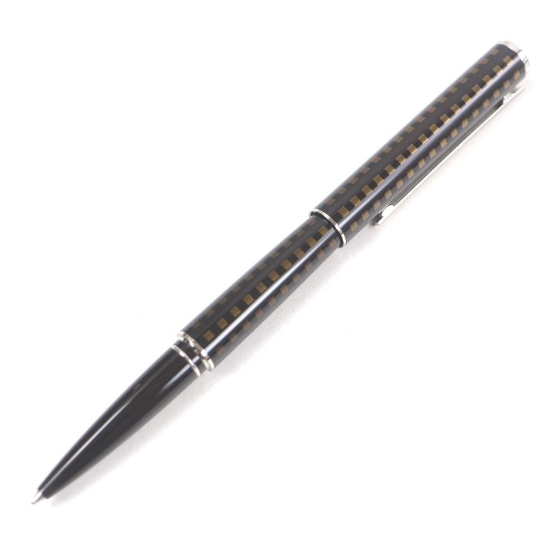 Louis Vuitton N79144 Jetluck Damier Capped Ballpoint Pen Dark Brown Gold With