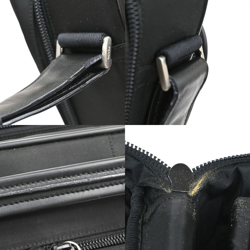 Prada Business Bag Shoulder Handbag Tessuto 2WAY Black 83ka991