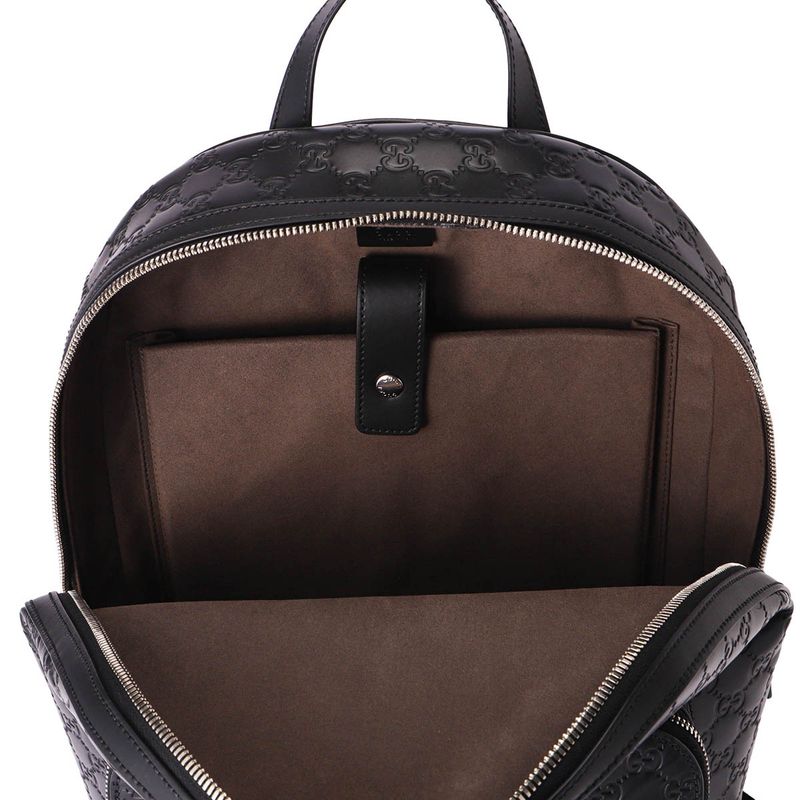 Gucci Backpack Sac Guccissima Black
