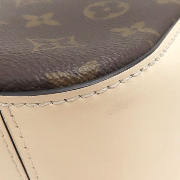 Louis Vuitton Shoulder Bag Saintonge Monogram Canvas Leather Clesme Gold