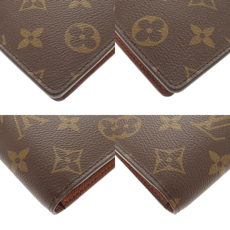 Louis Vuitton Portefeuille Columbus Monogram M60252 Brown Long Wallet LV 0469